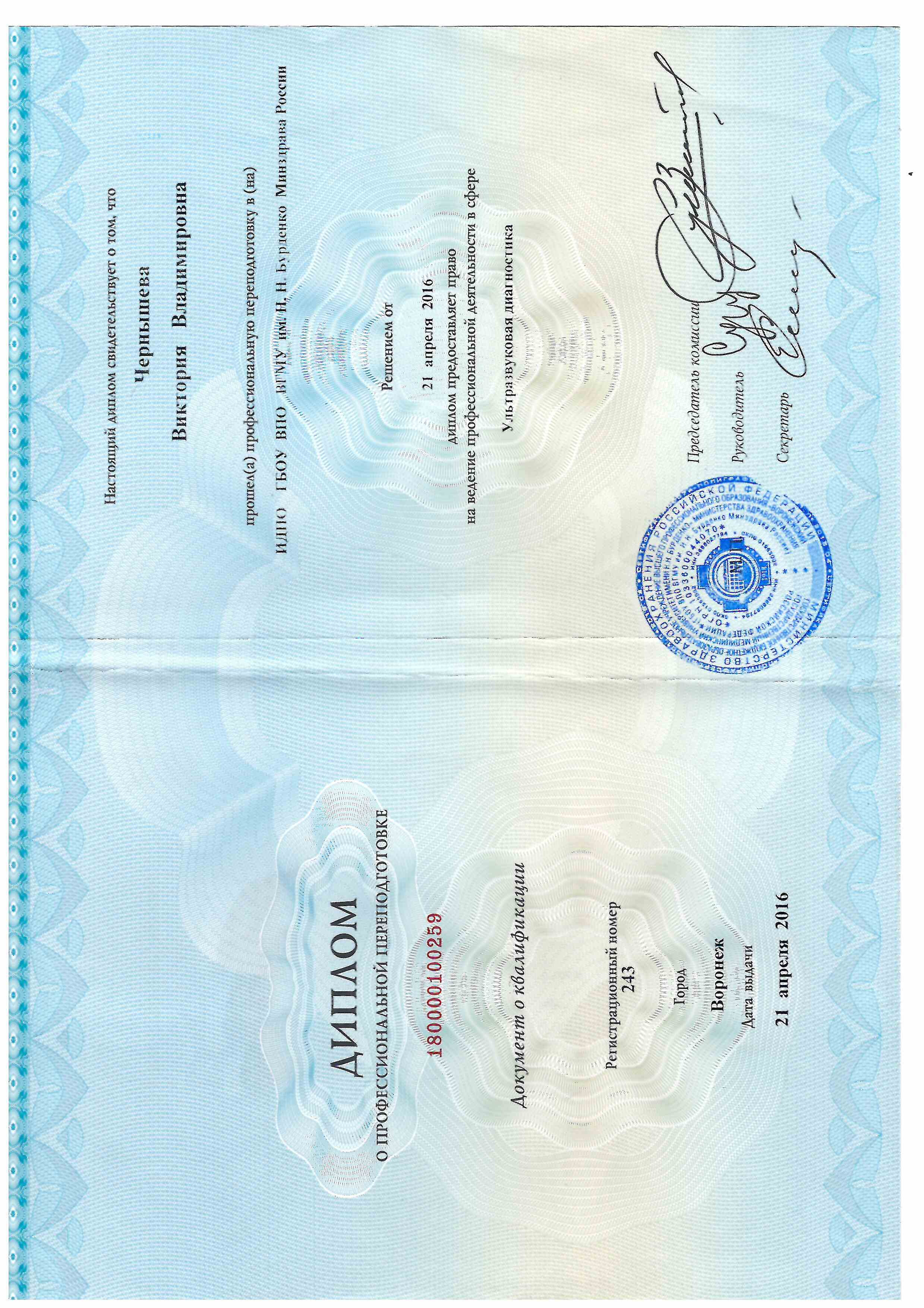 Чернышева Виктория Владимировна 11